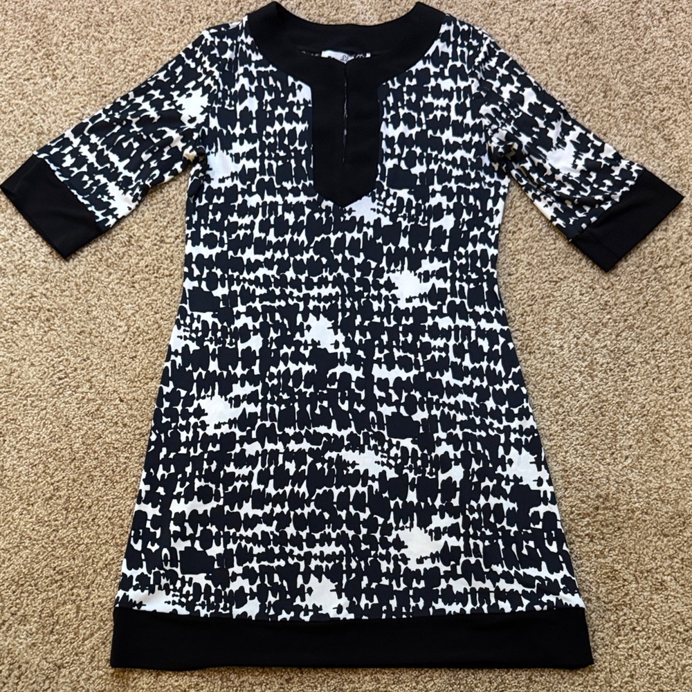 Stylish Black and White Womens Dress